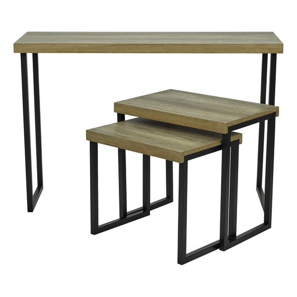 Dar 001AST002 Aston Console Table Oak Style Effect