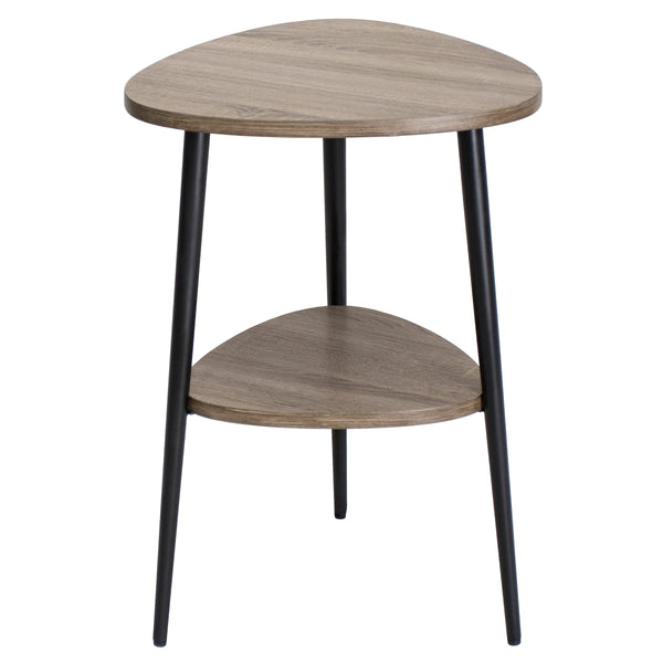 Dar 001VIG001 Vigo Side Table With Shelf Oak Style Effect