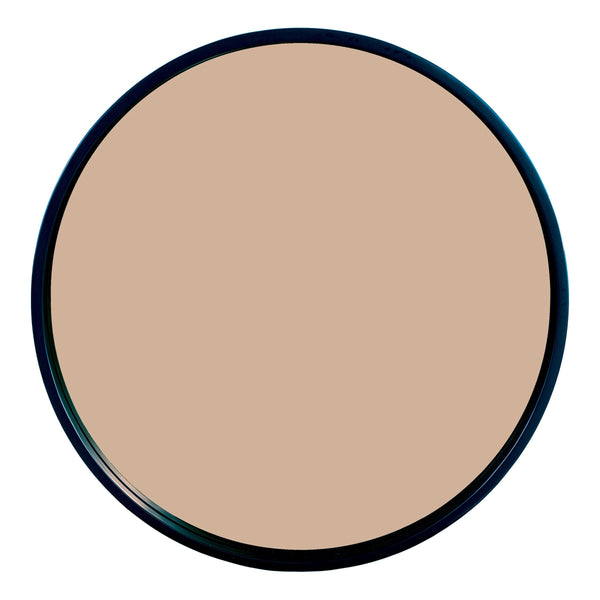 Dar 002ANZ59 Anzio Round Satin Black and Rose Gold Mirror 59cm