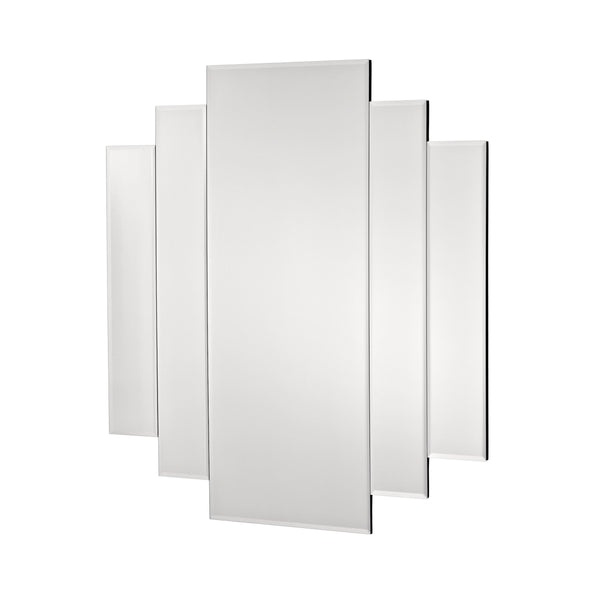 Dar 002ODE8888 Odeon Rectangle Stepped Mirror 88 X 88cm
