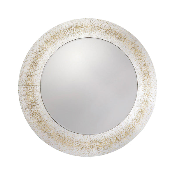 Dar 002OPH100 Ophidian Round Gold Snake Skin Effect Mirror 100CM