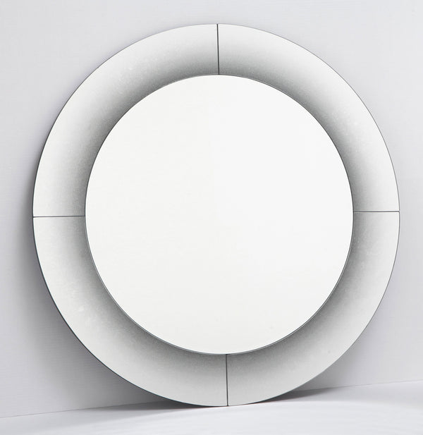Dar 002RAG90 Ragusa Round Black Fade Mirror 90cm