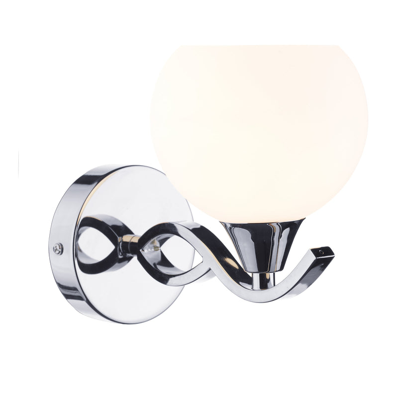 Dar ARU0750 Aruba Single Wall Bracket Polished Chrome