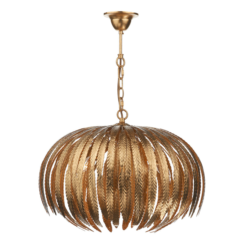 Dar ATT0535 Atticus 5 Light Pendant Gold