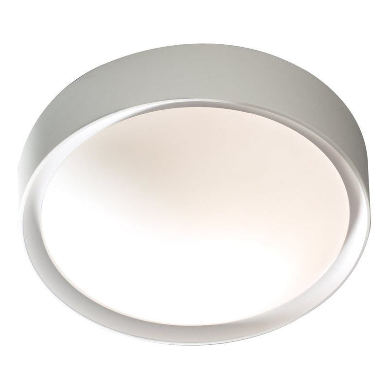 Dar BET52 Beta 1 Light Flush Ceiling Light White IP44