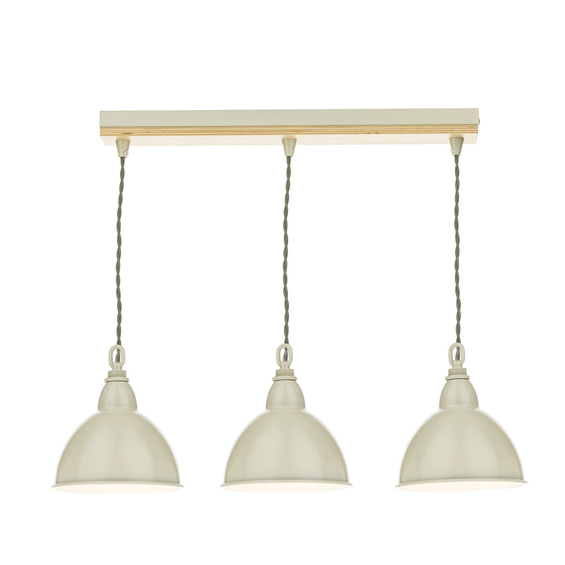 Dar BLY5343 Blyton 3 Light Bar Pendant complete with Painted Shds