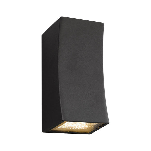 Dar EXE2137 Exeter 2lt Wall Light Gun Metal Grey IP44 LED