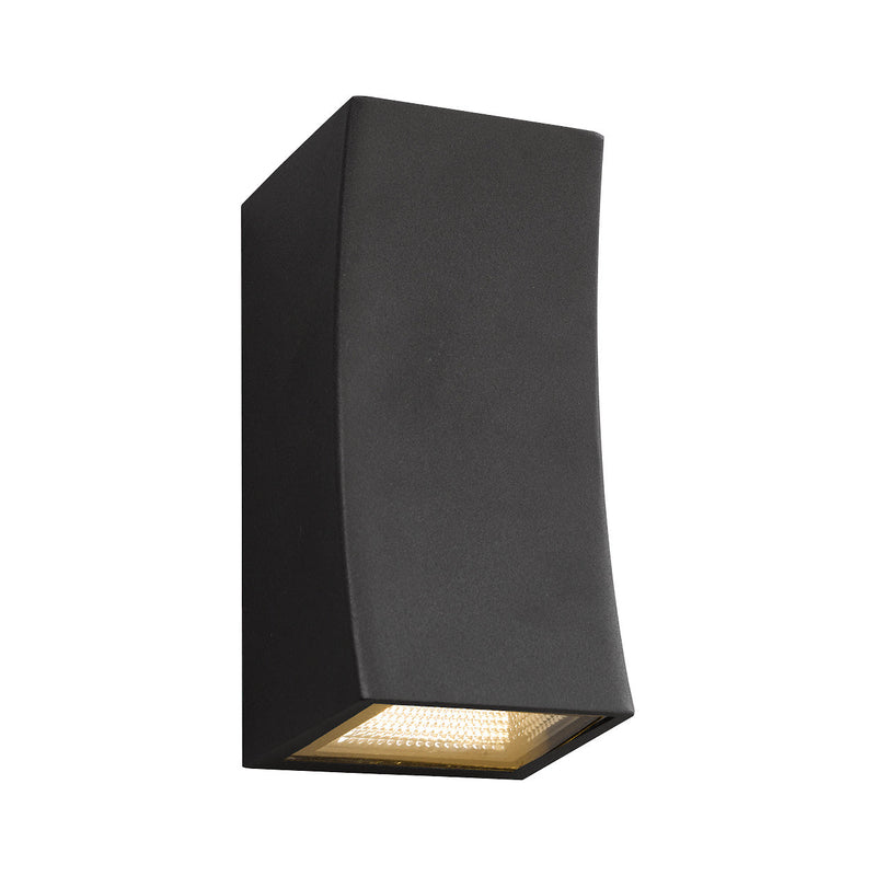 Dar EXE2137 Exeter 2lt Wall Light Gun Metal Grey IP44 LED