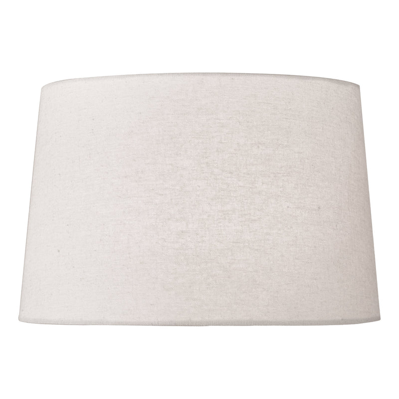Dar GRI1239 Griffith Grey Linen Tapered Drum Shade 30cm