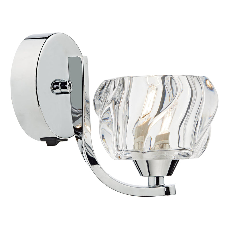 Dar IVY0750 Ivy Single Wall Bracket Polished Chrome