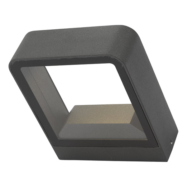 Dar MAL3239 Malone Square Outdoor Up & Down LED Wall Light IP65