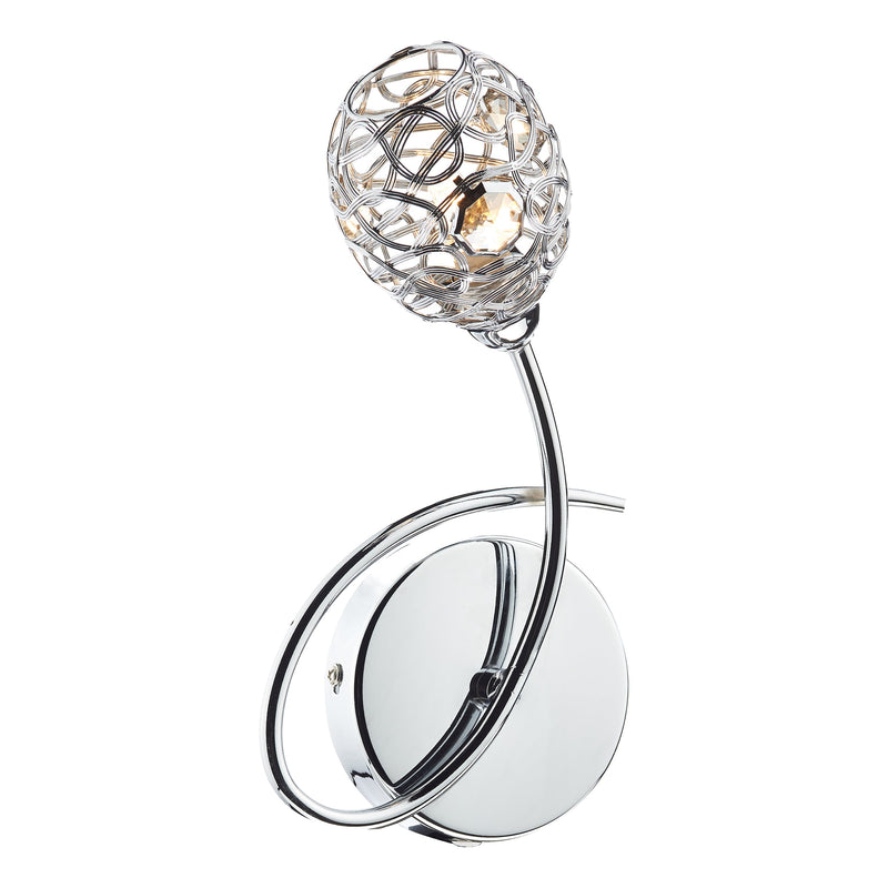 Dar NUM0750 Numero Single Wall Bracket Polished Chrome