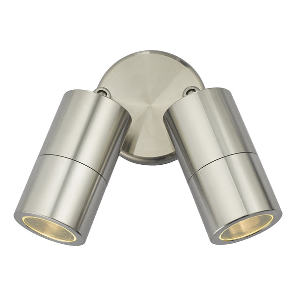 Dar ORT0968 Ortega Outdoor Double Wall Spotlight IP65 Aluminium