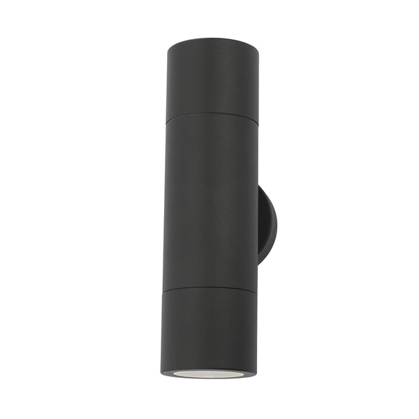 Dar ORT3222 Ortega Outdoor Up & Down Wall Light IP65 Matt Black