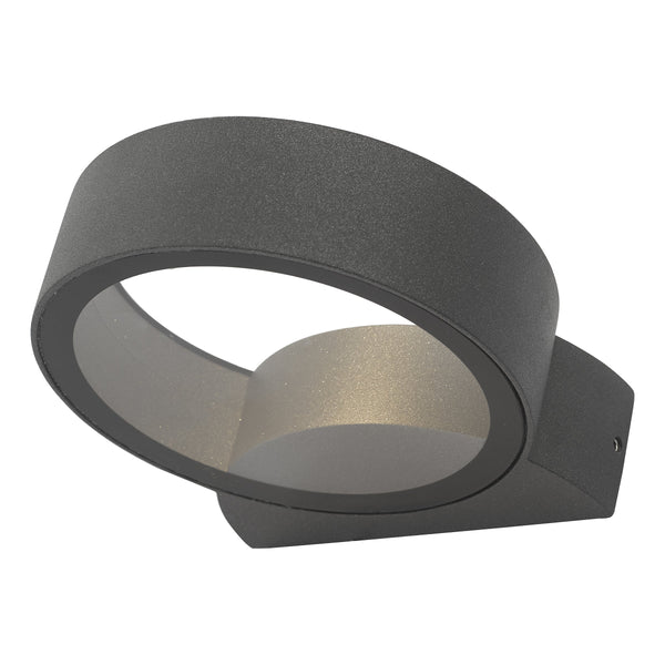 Dar REO3239 Reon Round Outdoor LED Up & Down LED Wall Light IP65