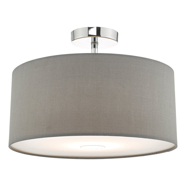 Dar RON6539 Ronda 40cm Easyfit Pendant Slate Grey