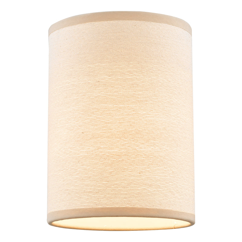 Dar S1060 S1060 Tuscan Taupe Cotton Cylinder Shade 13cm