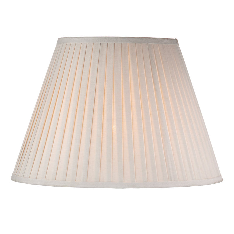 Dar S1098 S1098 Taupe Cotton Tapered Drum Shade 43cm