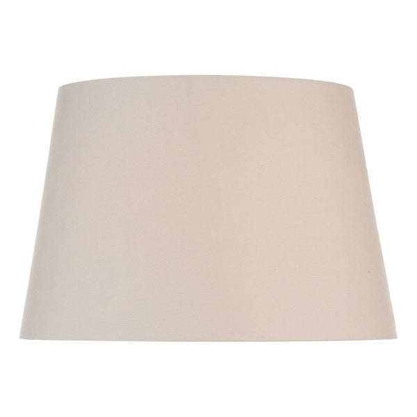 Dar S1099 S1099 Cream Cotton Tapered Drum Shade 45cm