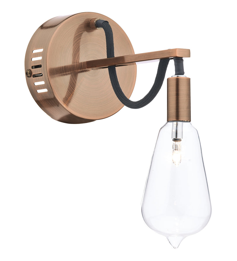 Dar SCR0764 Scroll Single Wall Bracket Copper