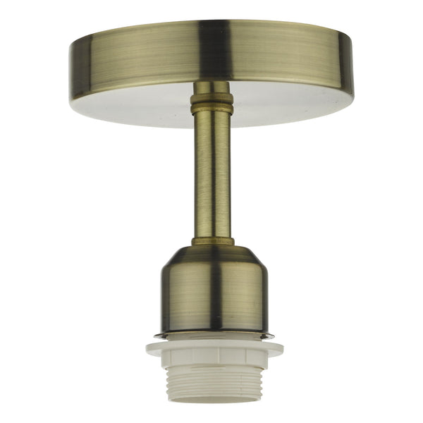 Dar SF0175 Accessory 1 Light Semi Flush Suspension Antique brass