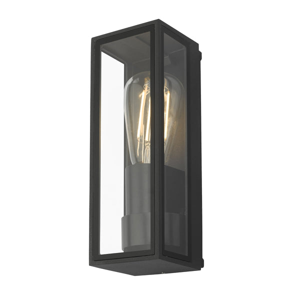 Dar TAR1639 Taryn 1 Light Wall Light Anthracite IP65