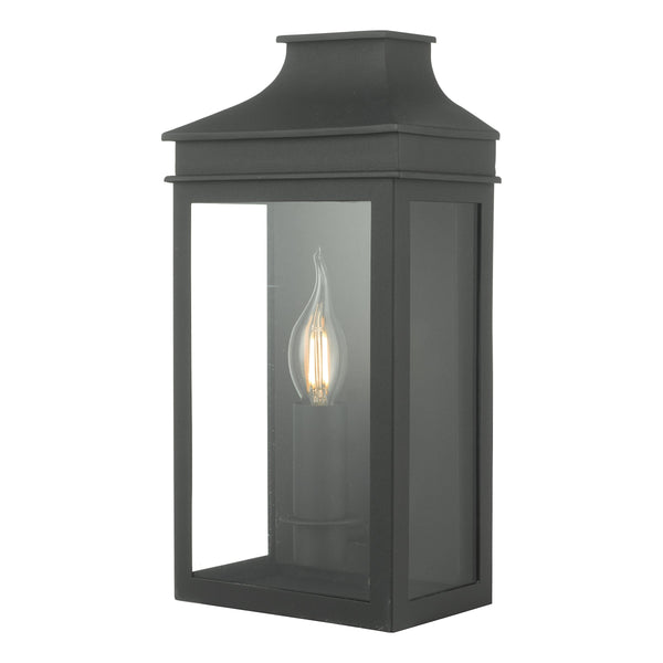 IN STOCK NOW Dar VAP5222 Vapour Coach Lantern Outdoor Wall Light IP44 Matt Black