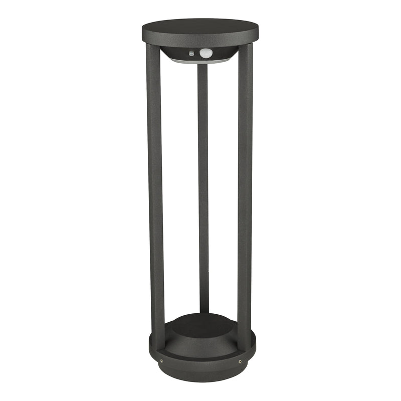 Dar VOX4539 Vox Post Anthracite Solar Powered PIR Sensor IP65 LED