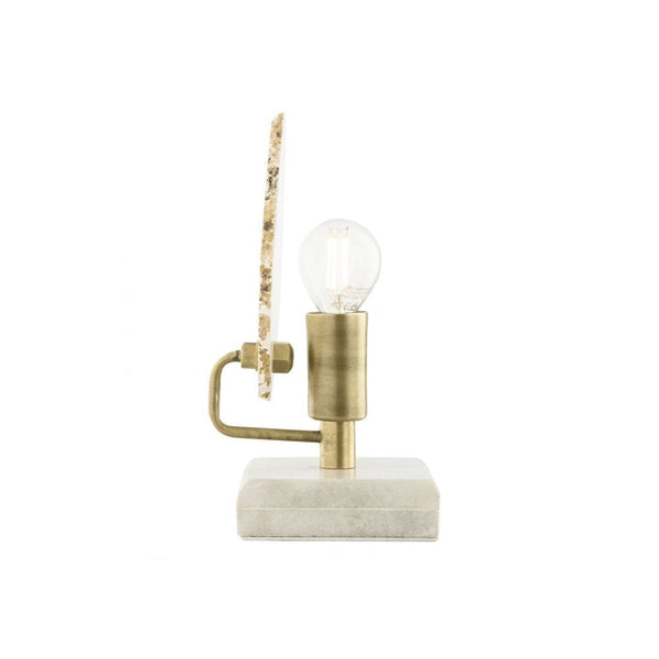 DÄR LIGHTING Tazari Agate and Marble Natural Stone Table Lamp TAZ4212