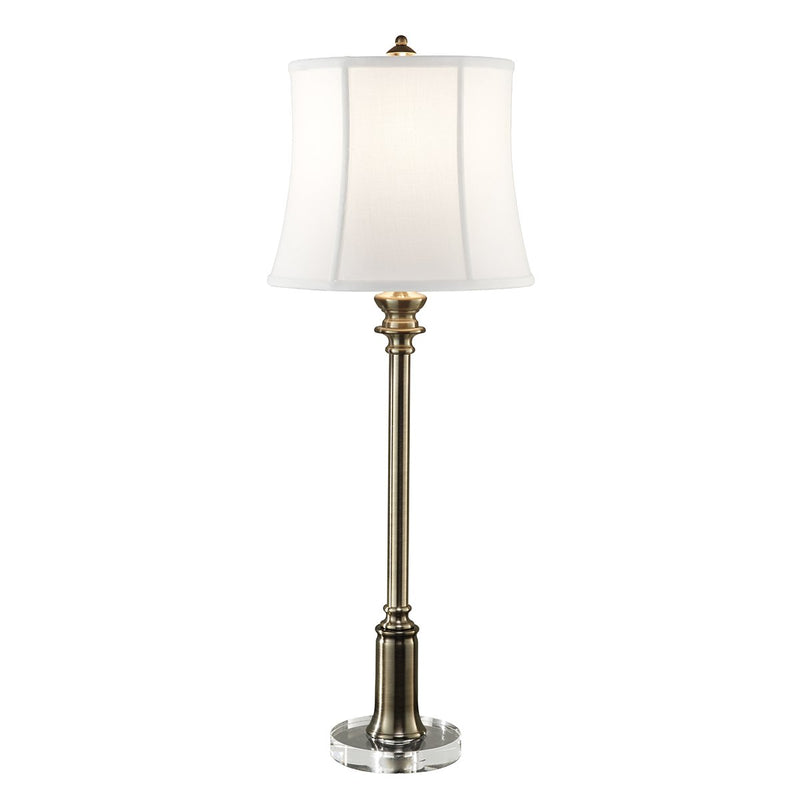 Stateroom 1 Light Buffet Lamp - Bali Brass