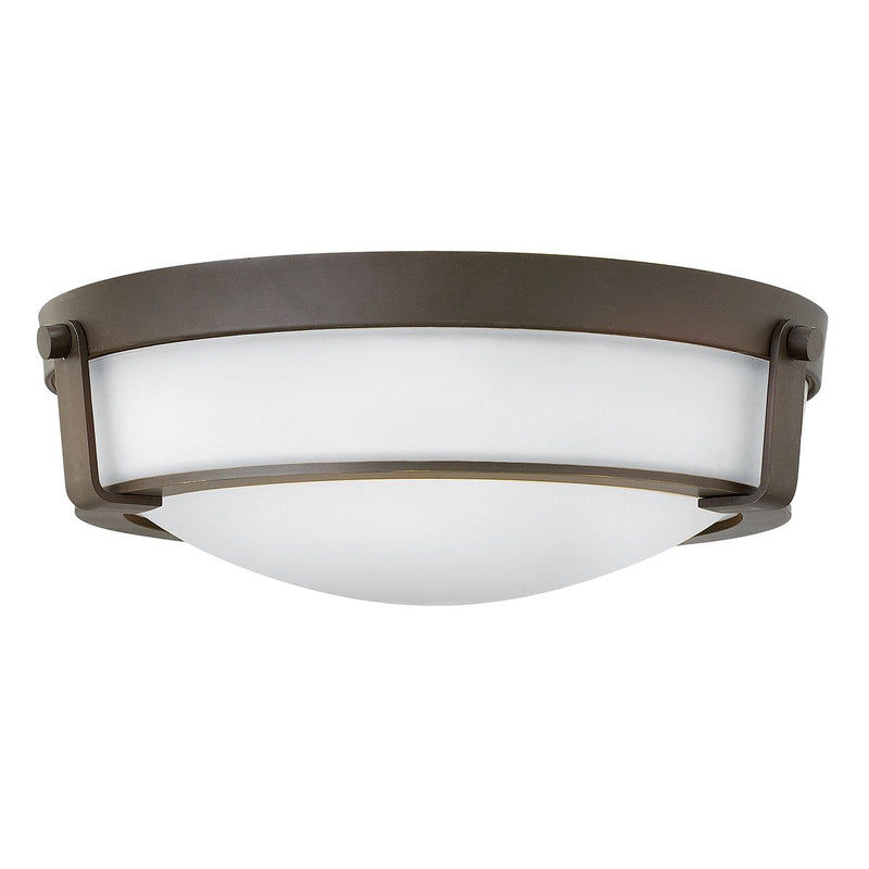 Hathaway 3 Light Medium Flush Mount - Olde Bronze