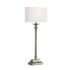 KANE Table Lamp Antique Silver Base Only KAN4232 Dar Lighting