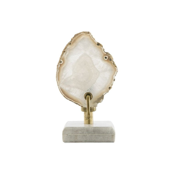 DÄR LIGHTING Tazari Agate and Marble Natural Stone Table Lamp TAZ4212